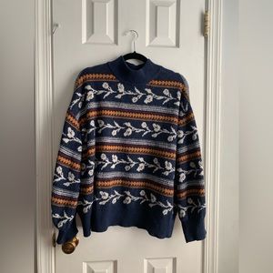 Cottagecore Sweater With Button Detail